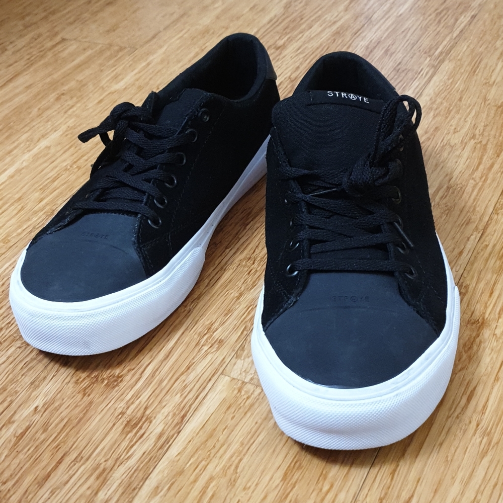 Starye men's lace up skate shoes black sz 9.5 - Picture 5 of 17